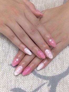 エムアイネイル(MI nail)/ジェルアートつけ放題¥12300