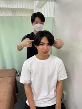 シンメトリー 上野店/お客様施術【上野/御徒町/小顔】