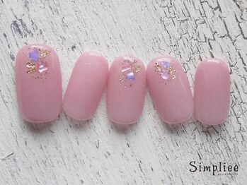 シンプリー ネイルアンドアイラッシュ 祖師谷大蔵店(Simpliee Nail&Eyelash)/ストーンネイル
