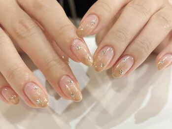 アイネイルズ 渋谷店(I nails)/【Saki.o】ラメグラデーション