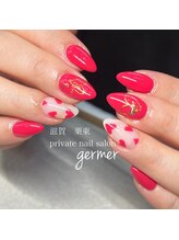ジェルメ(germer)/ビビッドなピンクにハート！