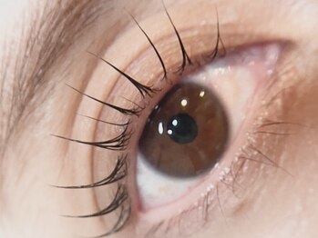 マテリアル(Material`)の写真/《左右差矯正◇まつ毛パーマ ¥6000》二重幅やパーマのかかり具合に合わせ、左右のバランスを見ながら施術!