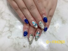 ジー フィンガー 千葉店(G)/シェル×ブルー
