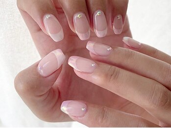 シオ 錦糸町(sio.)/オーロラフレンチネイル