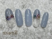 ミオリィ(meoli)/ワンカラー＋シールアート