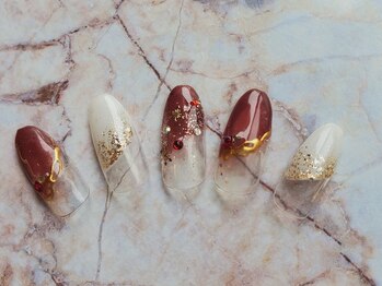 ビーケア 自由が丘店(B.care)/クリスマスネイル¥6480