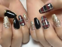 キラネイル アンド アイラッシュ by World Beauty(KIRA)/チェックネイル