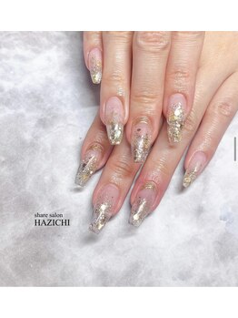 ハジチ(HAZICHI)/秋のクリア系♪デザインスカルプ