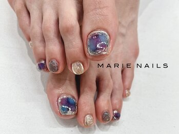 マリーネイルズ 青山店(MARIE NAILS)/定額フットネイル 8800円 0827b