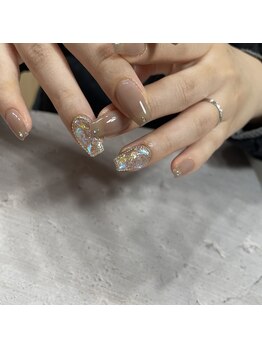 エルムネイルデザイン(elm.naildesign)/クリアストーン