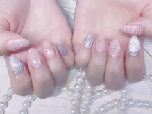 キラキラネイル 川口 南鳩ヶ谷店/ツイードネイル