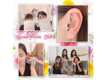 ティアラ(Beautyroom tiara)の雰囲気（チタン粒付きのシールを貼る耳ツボジュエリーは、1000円～）