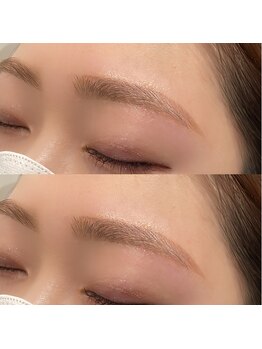 リン 表参道(RiN.)/＋カラーで！流行りの韓国風眉