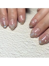 マグネット×パールネイル