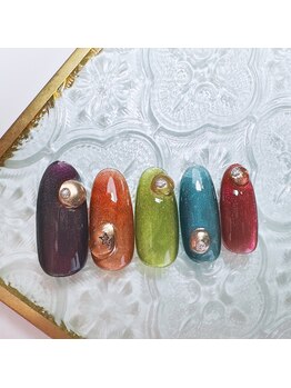 ミルネイル(Mil Nail)/カラフルマグネットネイル