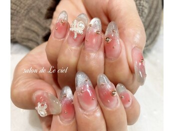 サロン ドゥ ル シエル(salon de Le ciel)/マグネットグラデ*チークnail