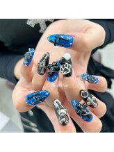 シンデレラネイル(CINDERELLA NAIL)/【チップ長さだしネイル】