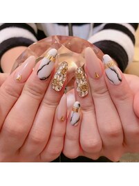 大理石風アート