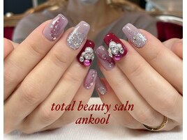 【ネイル】ビッグビジュー