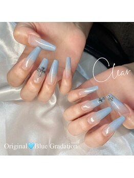 クリア なんば店(Clear)/ブルーグラデ＆クロムパーツ