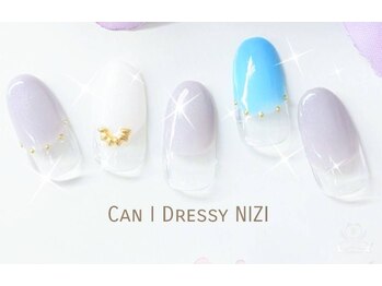 キャンアイドレッシー ニジ(Can I Dressy NIZI)/【デザインネイル】