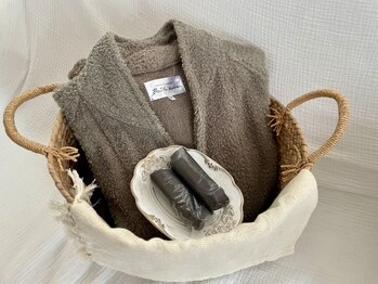 サロン オブ グレイス 恵庭(Salon of grace)/お着替えの準備