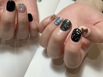 デューネイルスタジオ(dew nail studio)/カジュアル アシンメトリー