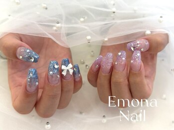 エモナネイル 博多駅前(Emona Nail)/韓国系ラメグラデネイル