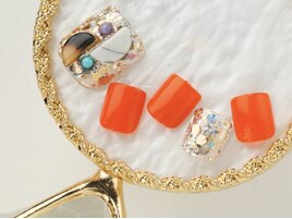 オフケアー付きfoot４本アート