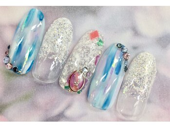 ネイルサロン マハロ(Nail salon MaHaLo)/新規付替オフ込☆ハンド¥7950