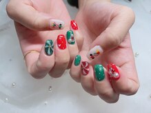 ペア(pear)/クリスマスネイル♪