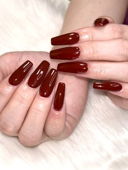 ビーネイル(be Nail)/ボルドーワンカラー☆