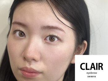 クレル 渋谷店(CLAIR)/アイブロウ+カラーまつげパーマ