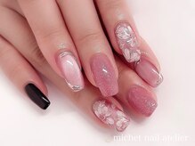 ミケ/フラワーネイル×マグネット