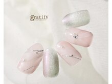 グラティフィー(gratify)/今季トレンドリボンネイル♪