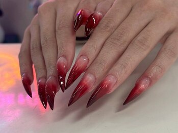 【猫爪ネイル】