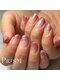 プリズムネイル(Prism nail)の写真/上品なシンプルネイルで清潔感を。オフィスにも馴染む大人の女性らしいデザインでの指先へ