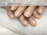 【初回オフ無料/丁寧甘皮ケア付】オフィスネイル　クリアジェル