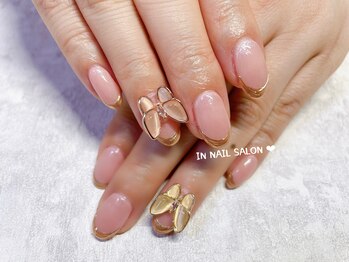 インネイルサロン 日暮里(IN NAIL SALON)/初回オフ無料ミラフレンチ￥7500