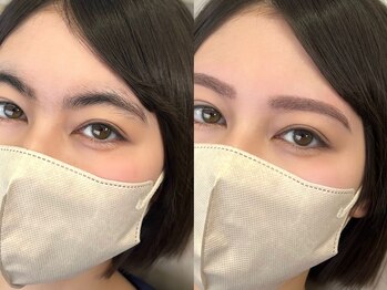 チルアンドアイ 千葉駅前店(Chill&Eye)/美眉スタイリング/BeforeAfter