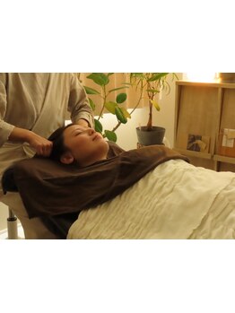 ヘッドスパで癒されたい