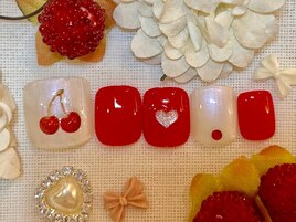 9月☆フットキャンペーンネイル