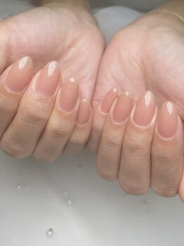 ライフネイル 恵比寿(LifeNail)/ワンカラーにラメ