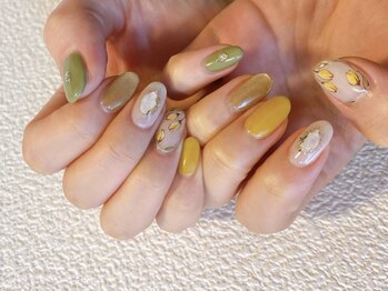 モグネイル(Mogunail)の写真/【#パラジェル登録サロン】自爪を傷めないパラジェルで育爪にも◎チビ爪さんも楽しめるデザインが充実＊