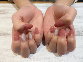 シンプルマグネットネイル