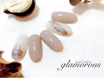 ネイルグラマラス 西新井店/《パラジェル》秋インクDesign