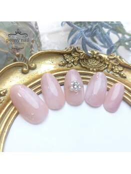 ピオニーネイル(peony nail)/きれいめニュアンスネイル