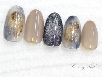 ラグジュアリーネイルズ オオミヤ(Luxury Nails Omiya)/くすみ*ニュアンスネイル