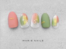 マリー ネイルズ いわきラトブ店(MARIE NAILS)/定額6,600円税込ニュアンス0609c