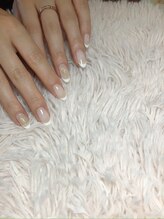 スピードネイル アンド アイ 宇土シティモール店/白フレンチ¥7150